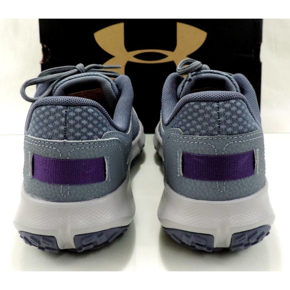 Women's under Armour Toccao Running Shoes Sneakers Grey / Orange Peel Size 6.5 - Picture 8 of 9